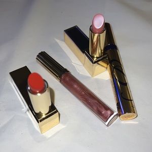 4pcs a ESTEE LAUDER Makeup Lipsticks and Eye Mascara